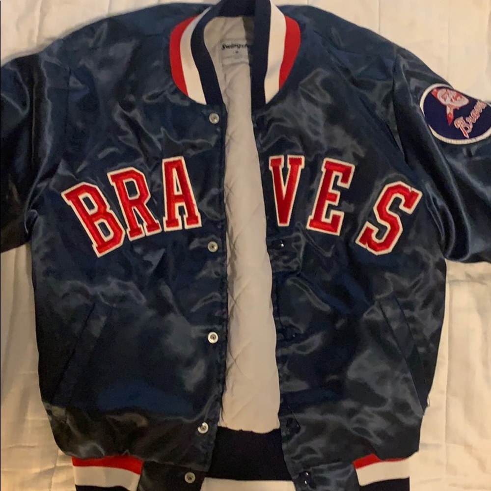 Vintage Braves bomber jacket